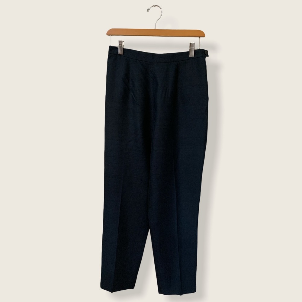 Ann Taylor Silk Black Pants